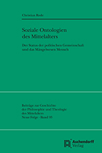 Logo:Soziale Ontologien des Mittelalters