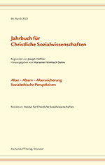 Logo:Alter – Altern – Alterssicherung. Sozialethische Perspektiven