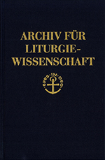 Logo:Archiv für Liturgiewissenschaft Jahrgang 62/63-2021/2022