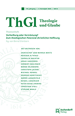 Logo:Theologie und Glaube, Heft 4 / 2025