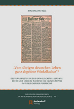 Logo:"Vom übrigen deutschen Leben ganz abgelöste Winkelkultur"?